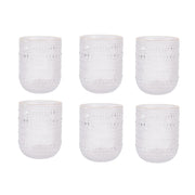 طقم كوب زجاج 6 قطعة GLASSWARE موديل BAR-19-87 