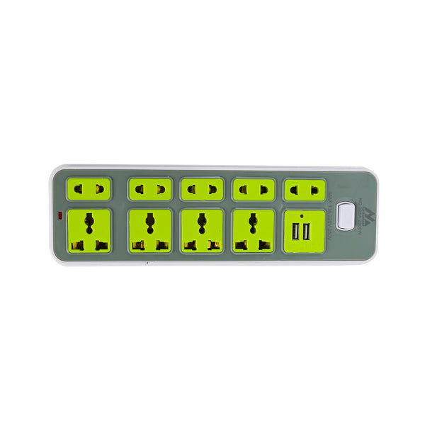مشترك كهربائي المغربي 9 عين 2 متر USB وسط موديل 325A
