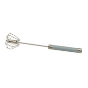 Egg beater with stainless steel zipper