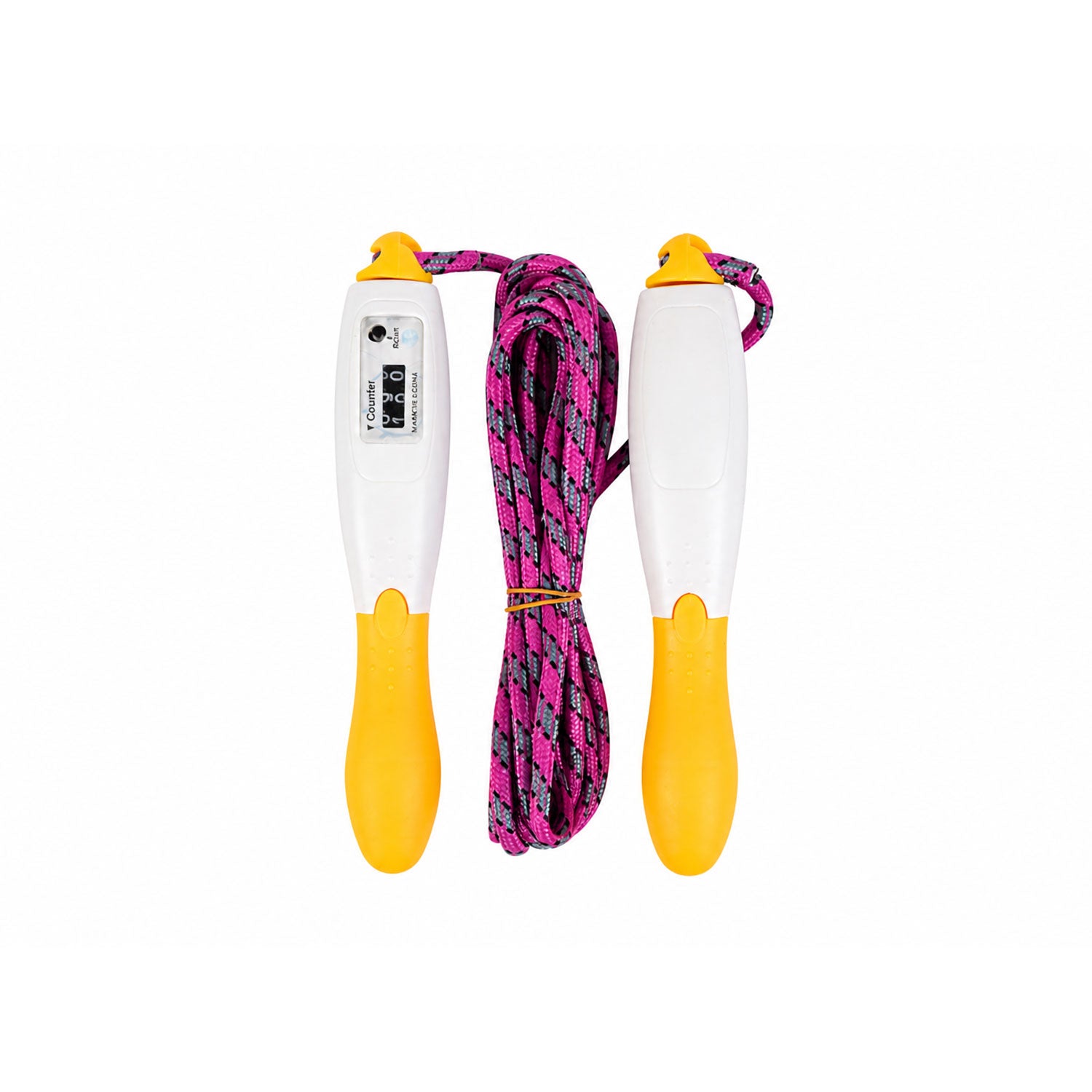 Transparent hand skipping rope with counter