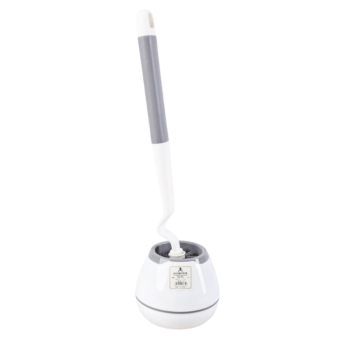 Toilet Brush with Zigzag Plastic Handle Base Model 11148