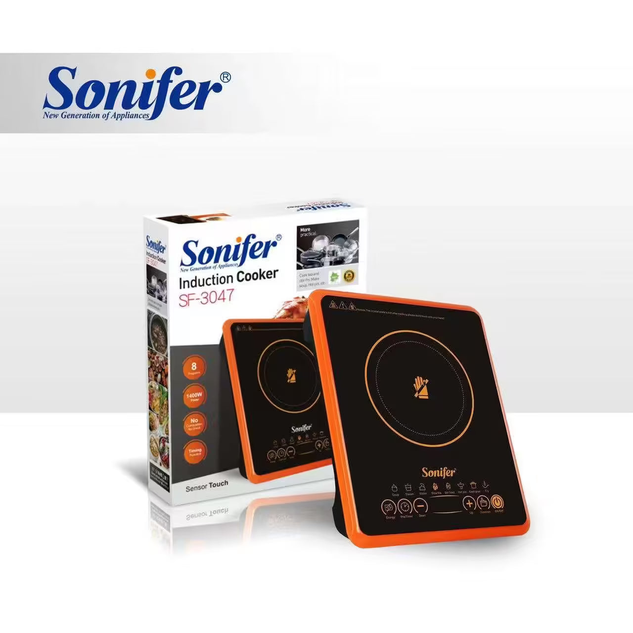 بوتجاز كهربائي سونيفير ديجيتال 1400 وات موديل SF-3047 