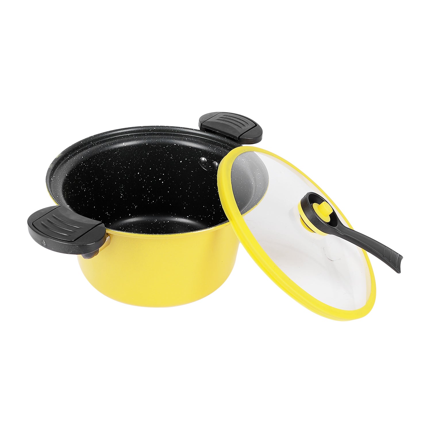 حلة تحمير بطوط وغطاء زجاج G.DUCK مقاس 22 