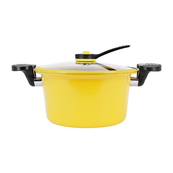 حلة تحمير بطوط وغطاء زجاج G.DUCK مقاس 22