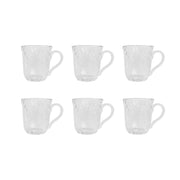 طقم مج زجاج 6 قطعة GLASSWARE موديل ZT-1585-6 