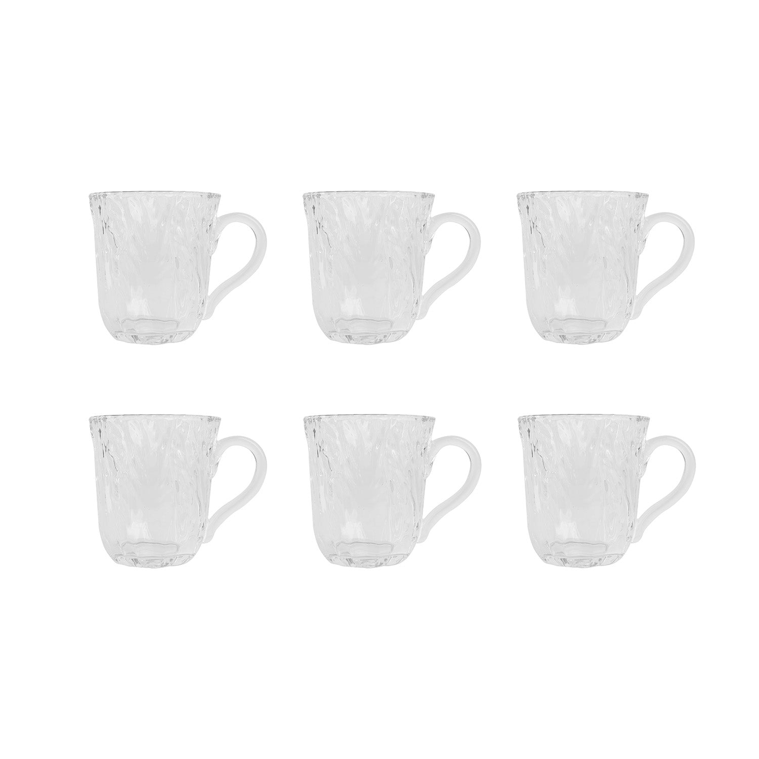 طقم مج زجاج 6 قطعة GLASSWARE موديل ZT-1585-6 