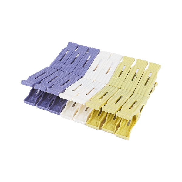 طقم مشبك بلاستيك مضلع 16 قطعة موديل 13971