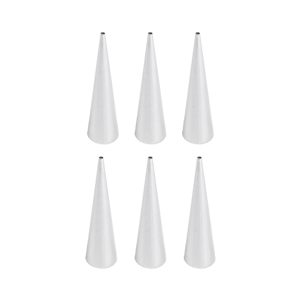 طقم غيار قمع كريمة ستانلس طويلة 6 قطع موديل 1237