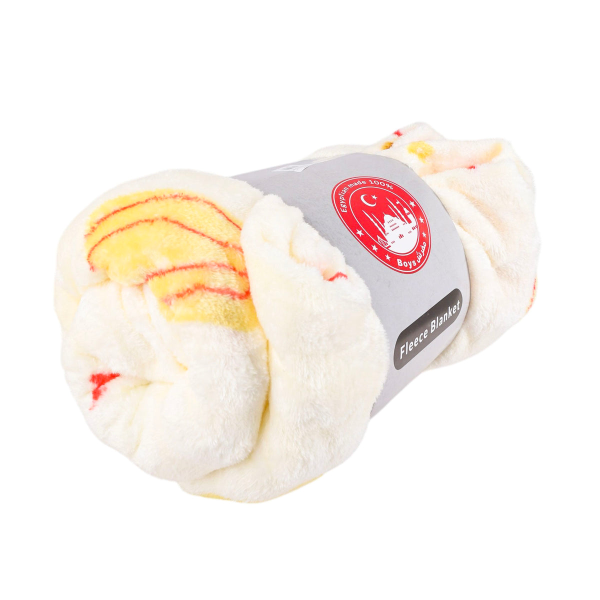 مفرش دفاية موهير نص بطانية  FLEECE BLANKET مشجر حفر-بيج