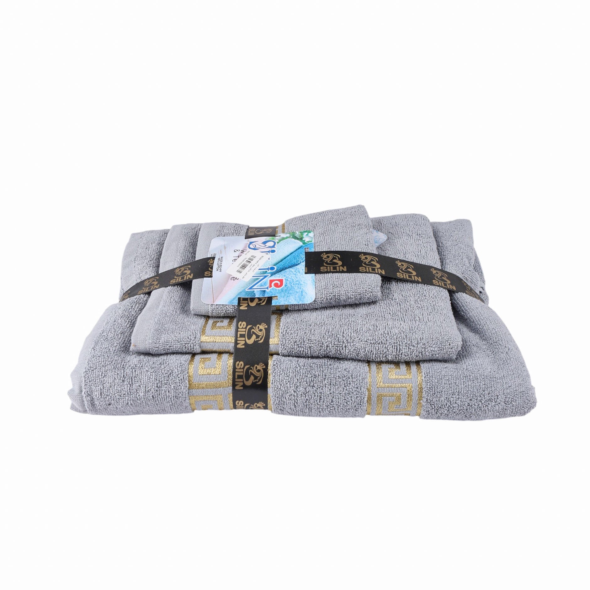 طقم بشكير بانوتكس مجهز 4 قطعة SILIN 