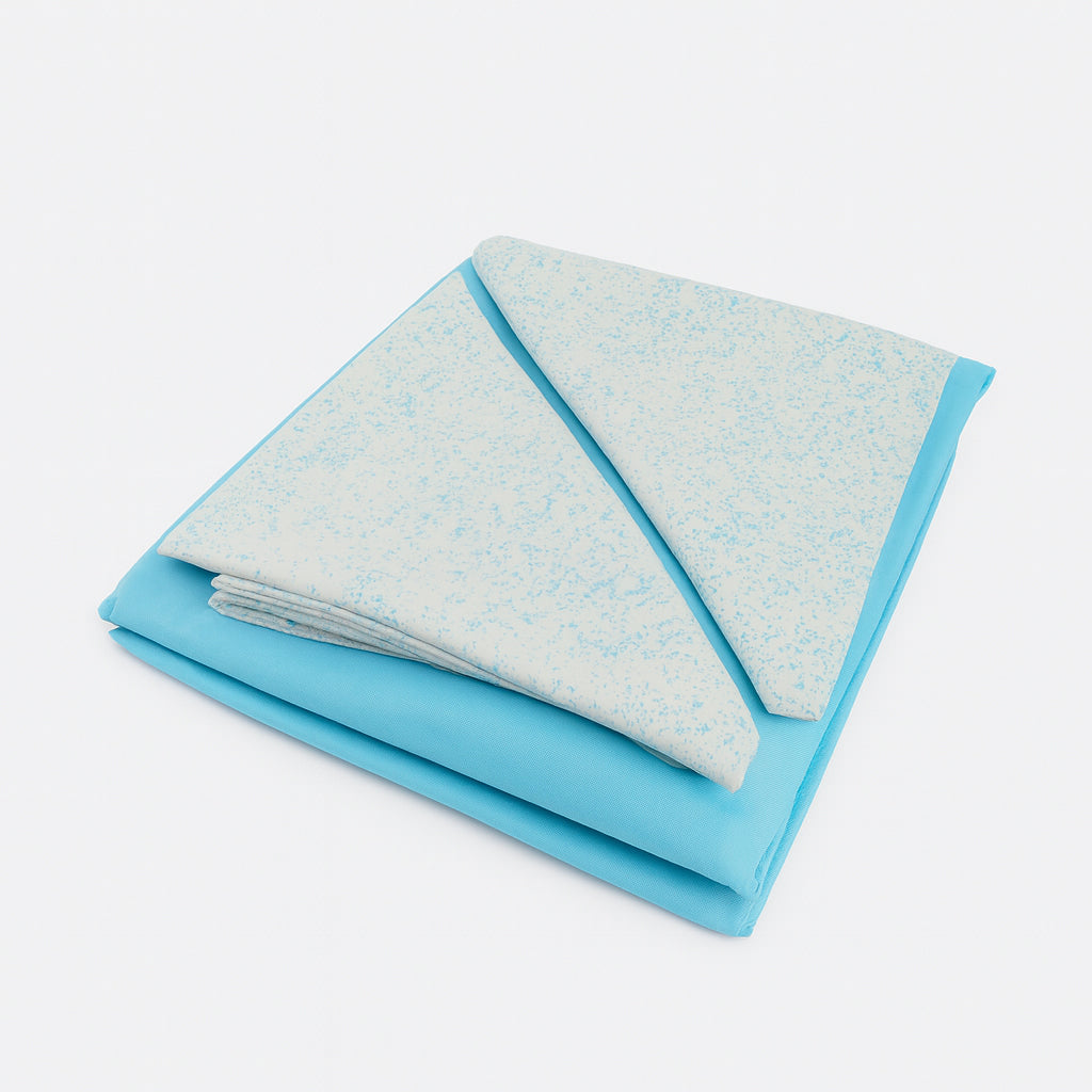 طقم ملاية سرير استيك الوان مشجرة مقاس 160 سم  NOURY TEX 