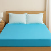 طقم ملاية سرير استيك الوان مشجرة مقاس 160 سم  NOURY TEX 