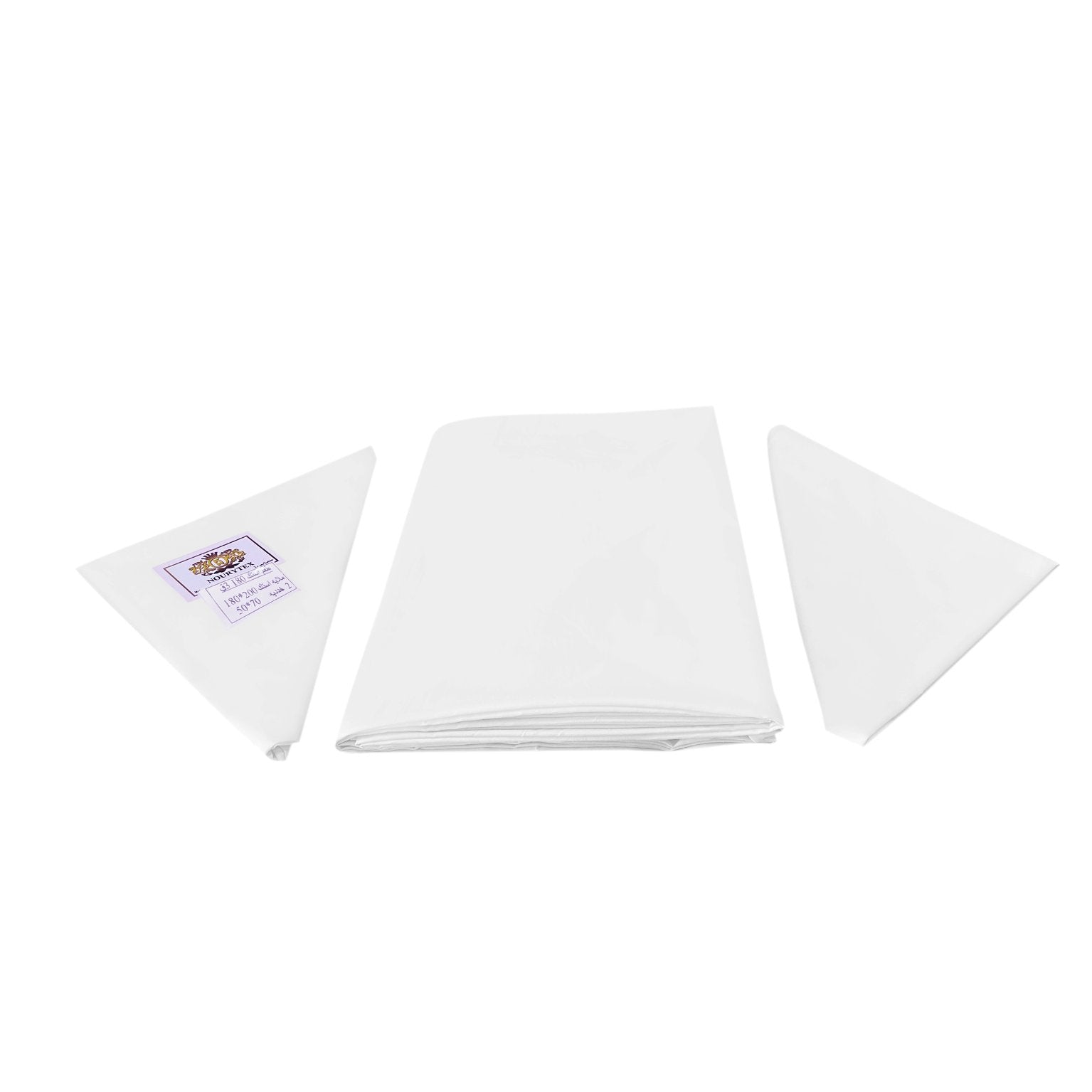 ملاية استيك + 2 خدادية 160*200 