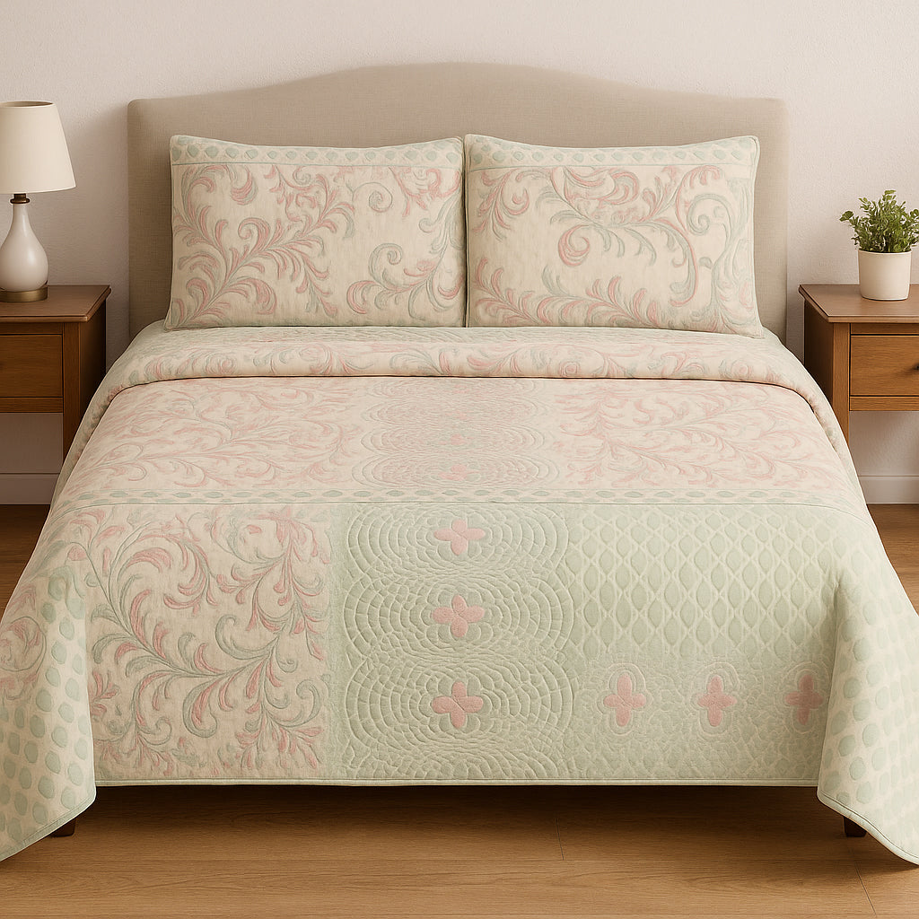 كوفرتة سرير اطفال 4 قطعة MARO مايلا مشجر 190*250 