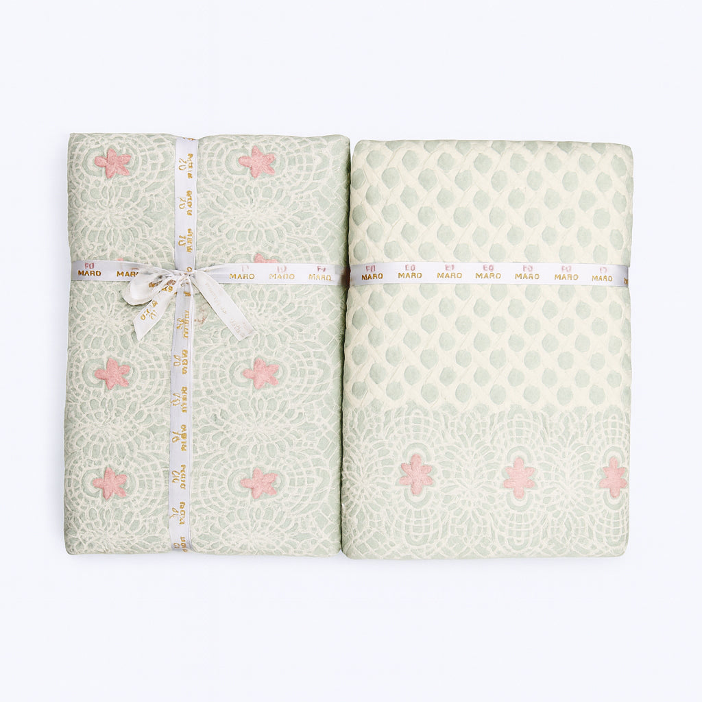 كوفرتة سرير اطفال 4 قطعة MARO مايلا مشجر 190*250 