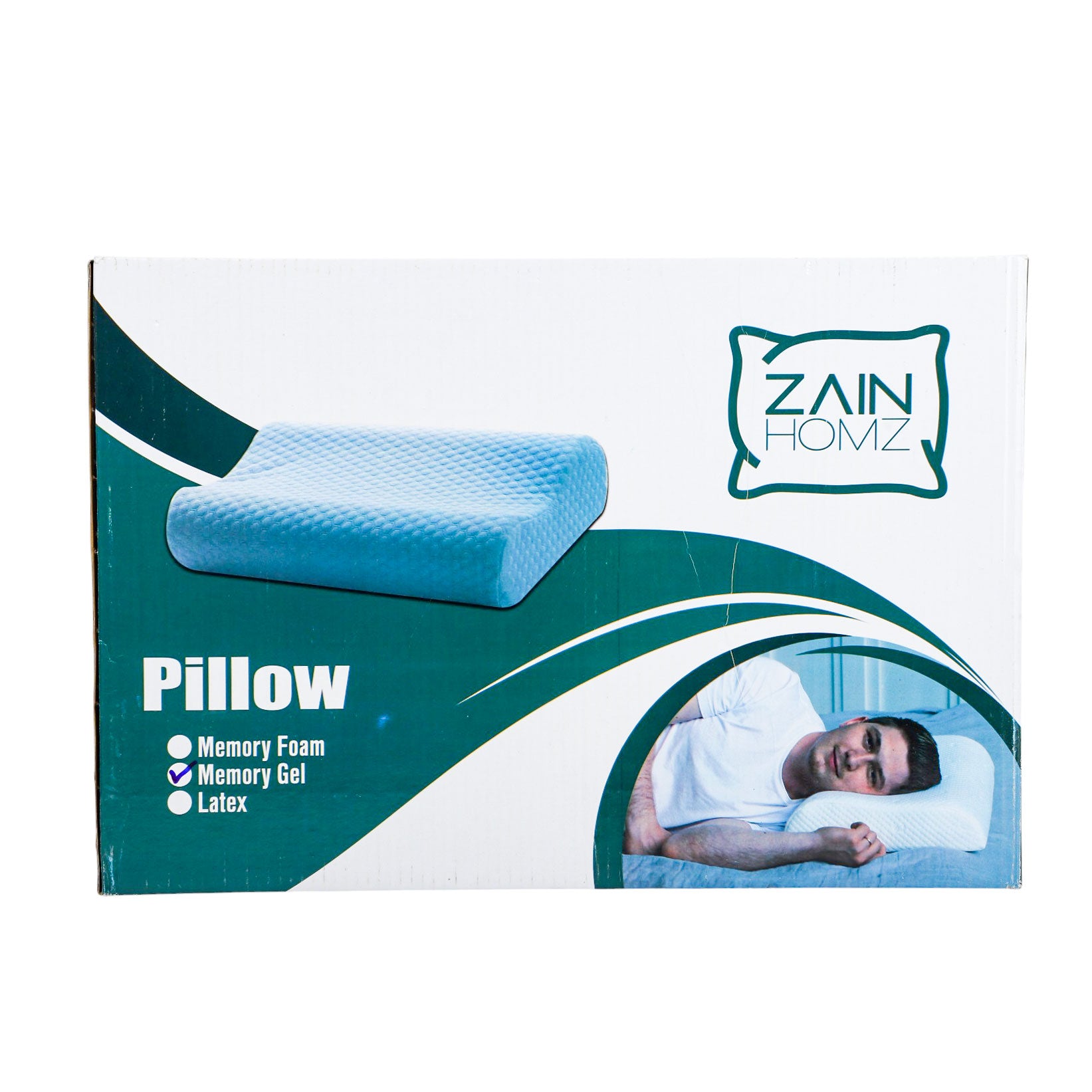 مخدة كونتور جل طبية ZAIN HOMES مقاس 60*40 