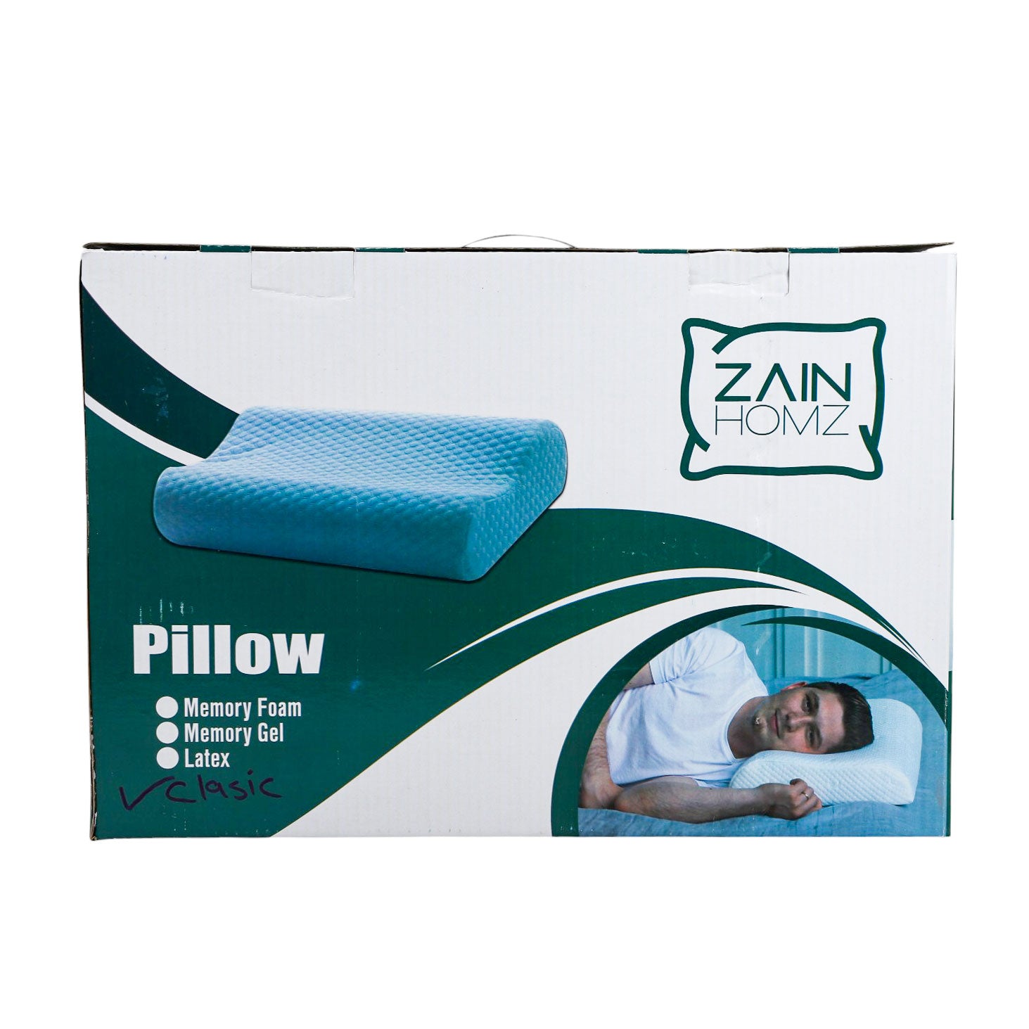 مخدة كلاسيك طبية ZAIN HOMES ميموري فوم مقاس 60*40 