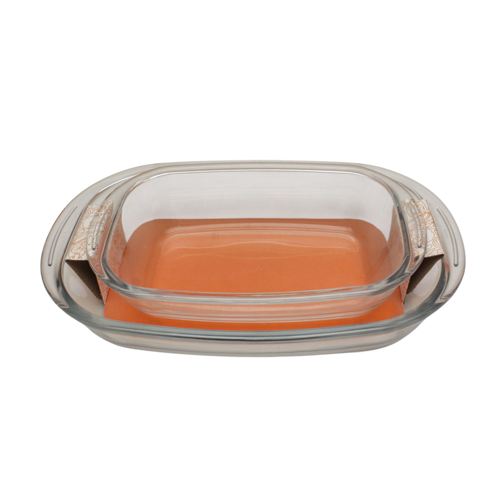 SEMPRE 2-Piece Rectangular Pyrex Casserole Set, Model 1512