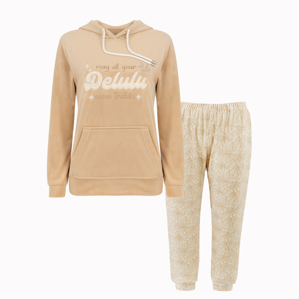 بيجامة حريمي شتوي ليمار راوند موديل 3074