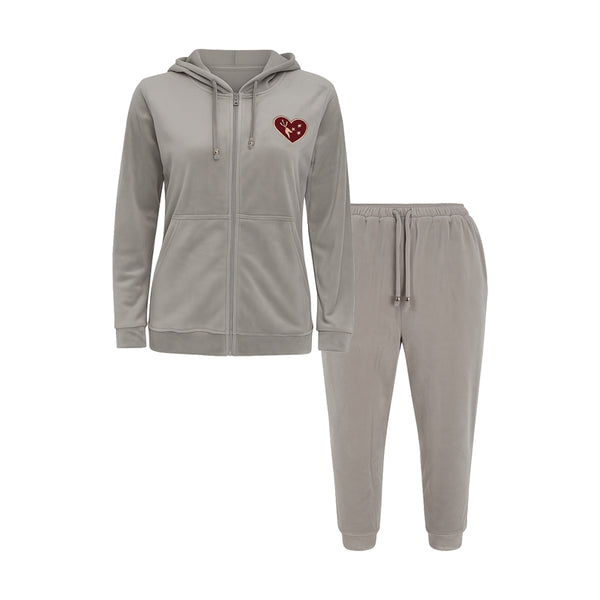 بيجامة حريمي شتوي قطيفة ريجينا راوند موديل 793