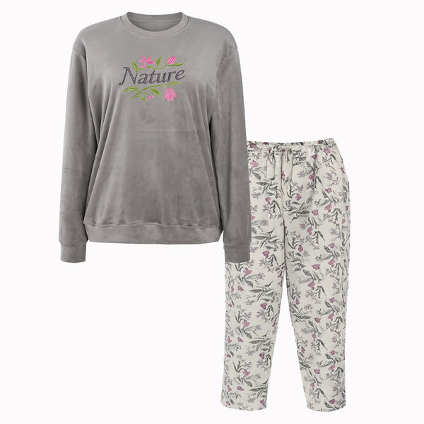 بيجامة حريمي شتوي قطيفة ريجينا خاص موديل 885