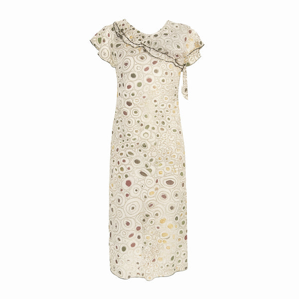 Beautiful women's summer half-sleeve jalabiya 627 patterned
