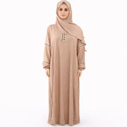 اسدال حريمي فسكوز سادة FREE SIZE 1500 - بيت المحجبات 