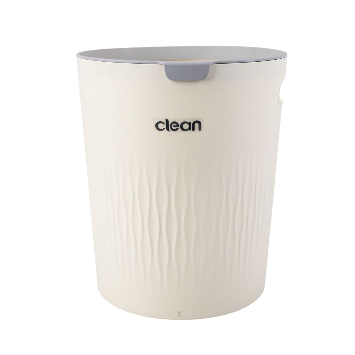 سلة مهملات CLEAN بالغطاء مستديرة مقاس 15 لتر موديل 21146 - 1706F2