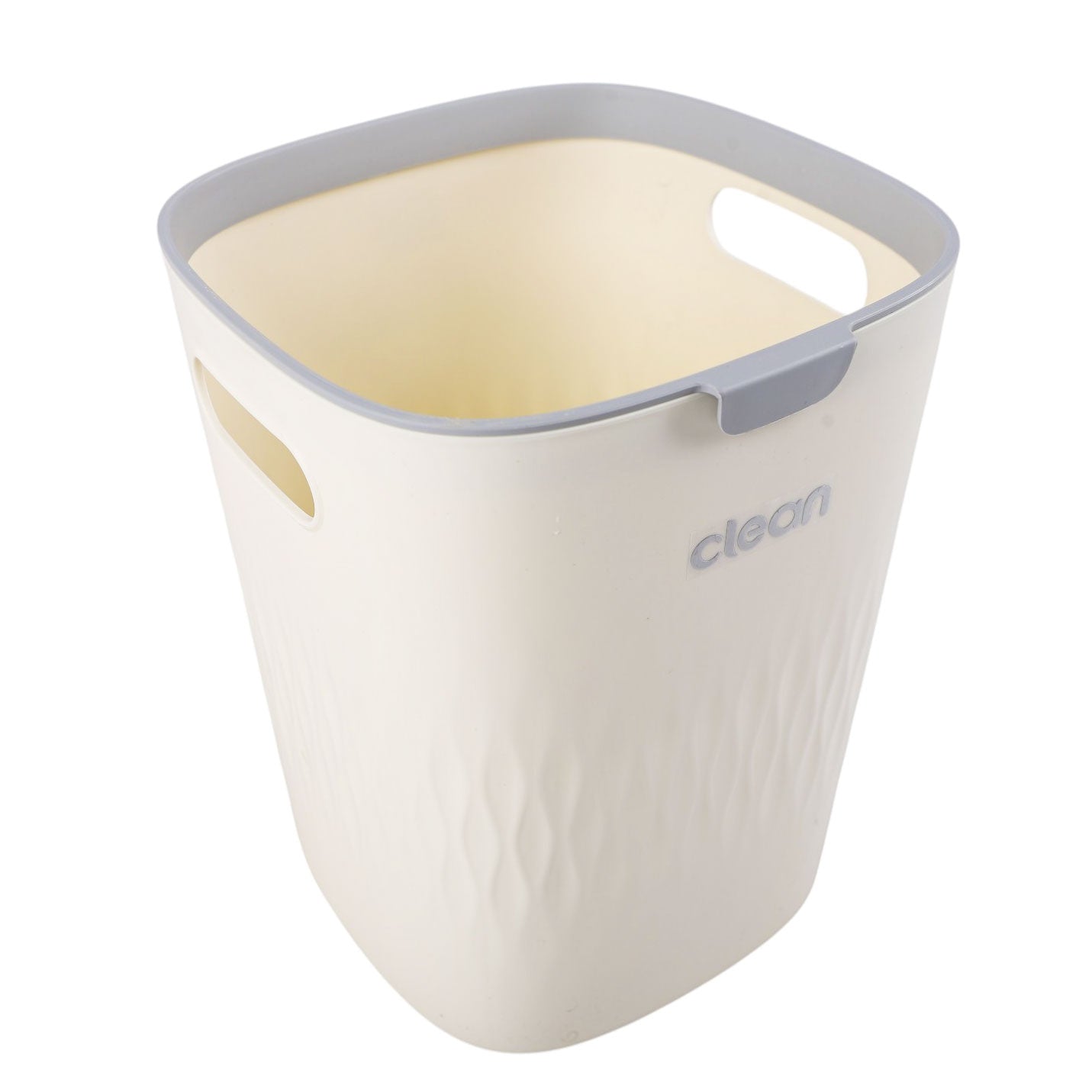 سلة مهملات CLEAN بالغطاء مربعة مقاس 10 لتر موديل 21147 - 1607B1