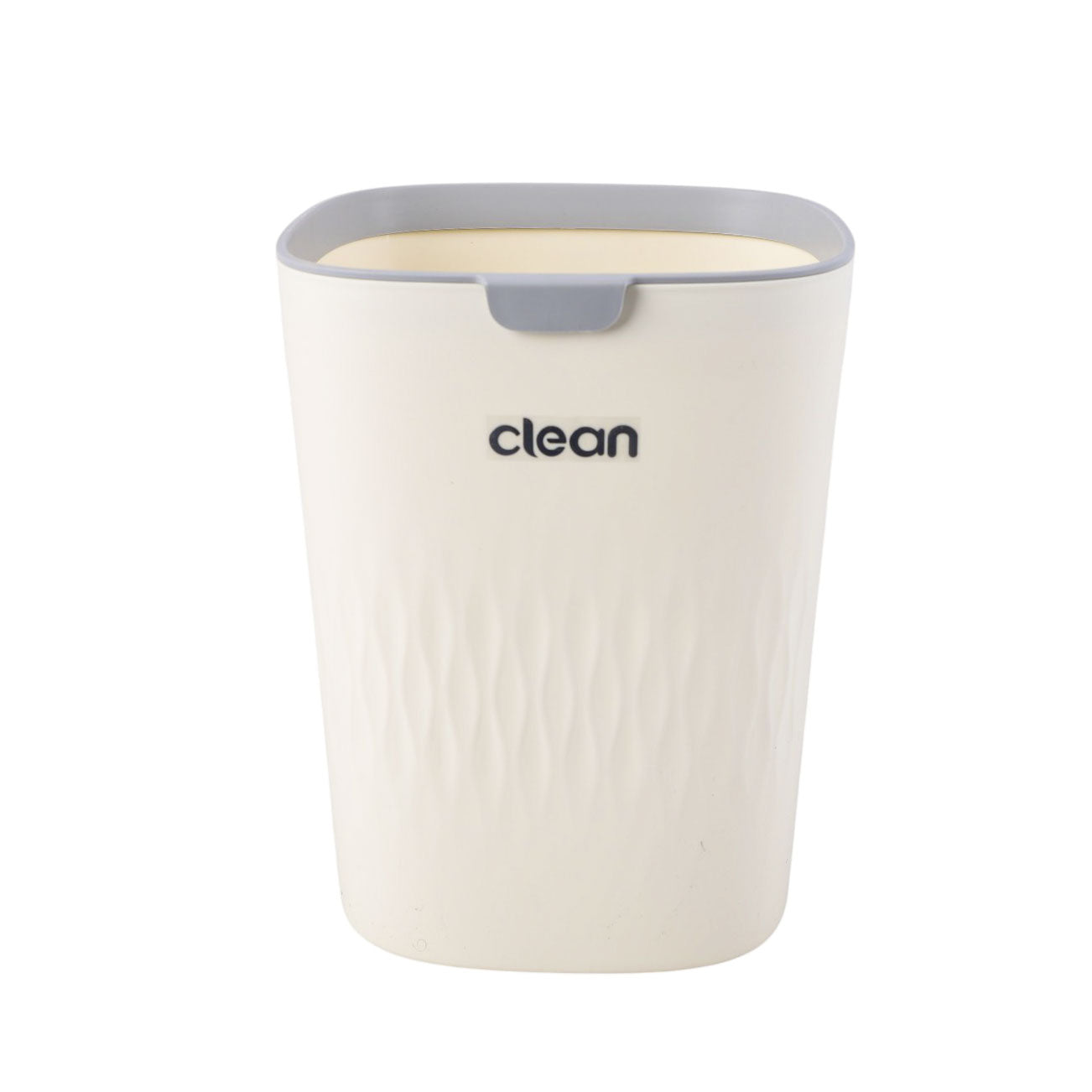 سلة مهملات CLEAN بالغطاء مربعة مقاس 10 لتر موديل 21147 - 1607B1