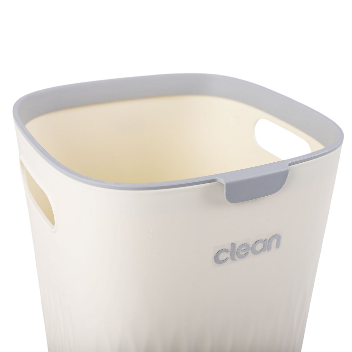 سلة مهملات CLEAN بالغطاء مربعة مقاس 10 لتر موديل 21147 - 1607B1