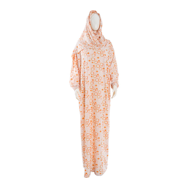 Crown women's summer special patterned abaya, model 512