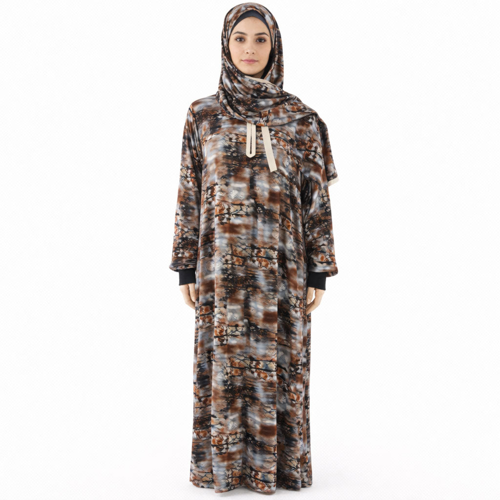 اسدال حريمي فسكوز FREE SIZE مشجر 