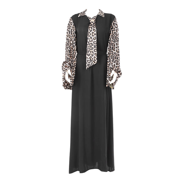 Women's summer abaya, dewy, Tigar, sleeve, model 437