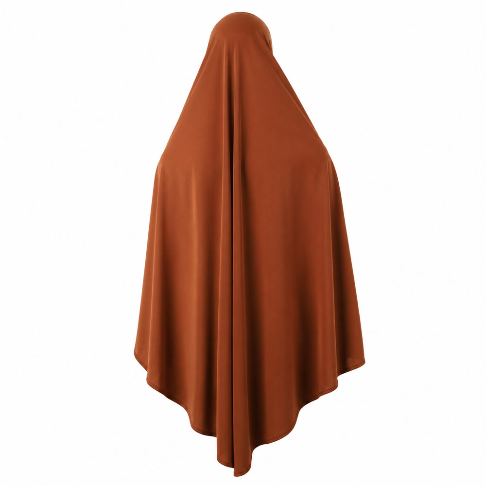 خمار حريمي زبدة مكة المكرمة مقاس خاص سادة
