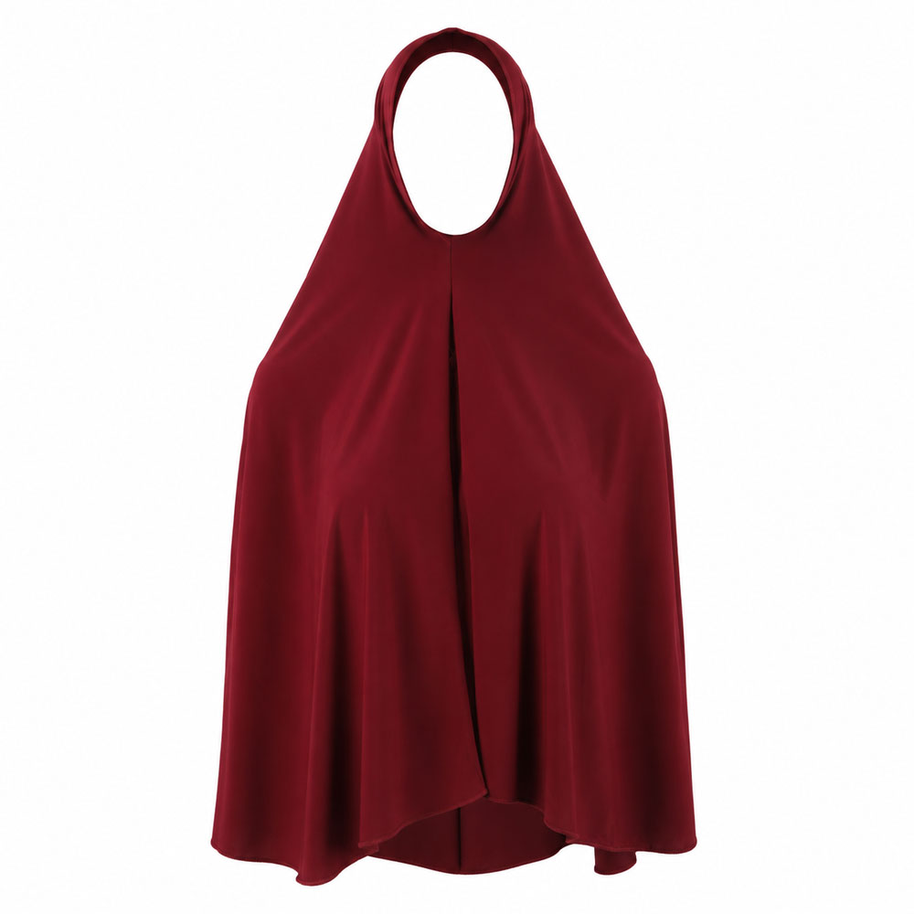 خمار حريمي زبدة مكة المكرمة مقاس خاص سادة