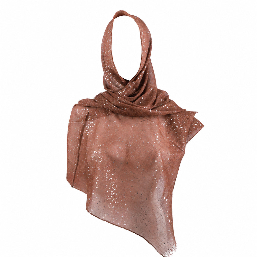 طرحة حريمي DKNY SCARF كتان منقط الوان متعددة