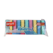 طقم اسفنج غسيل صحون RAINBOW بروف 10 قطع موديل 14772