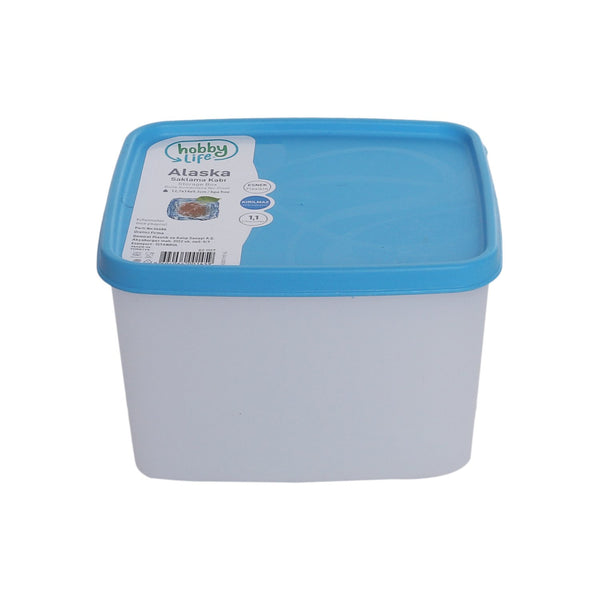 علبة حفظ طعام مربعة نو فروست 1.1 لتر HOBBY 21157