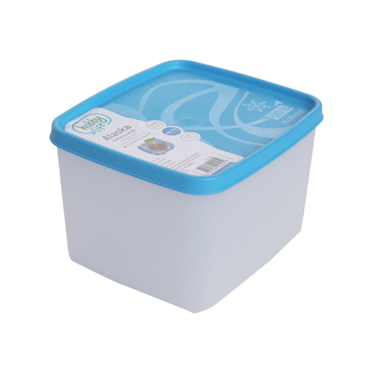 علبة حفظ طعام مربعة نو فروست 1.1 لتر HOBBY 21157 