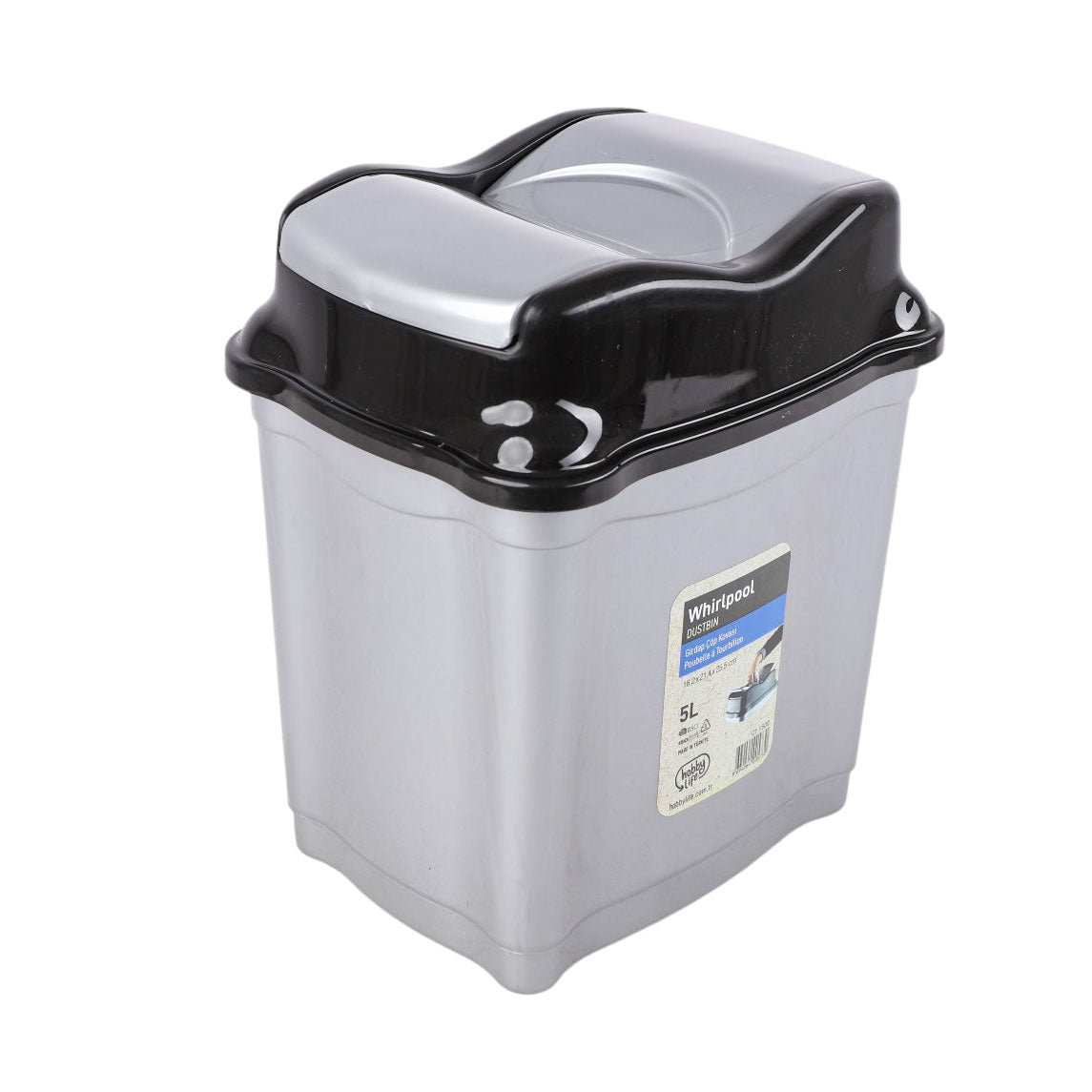 Wastebasket + Fan Cover 5L 11500 - Decimal