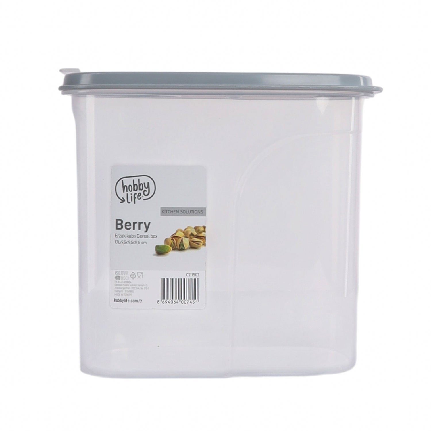 علبة حفظ طعام بغطاء محكم 1.7 لتر 21502 HOBBY 