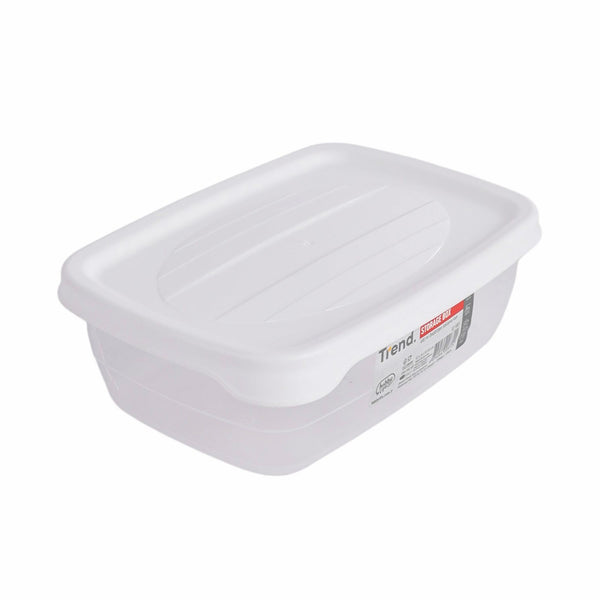 علبة ثلاجة مستطيلة بالغطاء ترند 0.6 لتر HOBBY LIFE موديل 21001