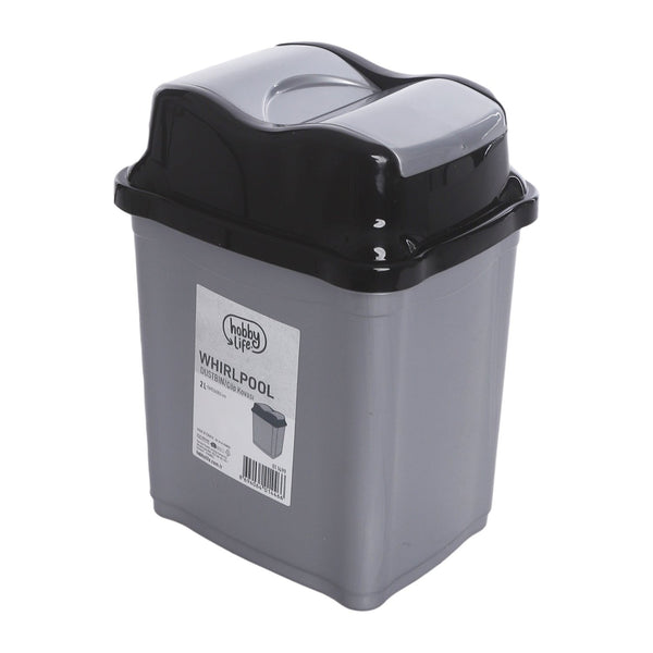 Whirlpool 2L Fan Lid Wastebasket