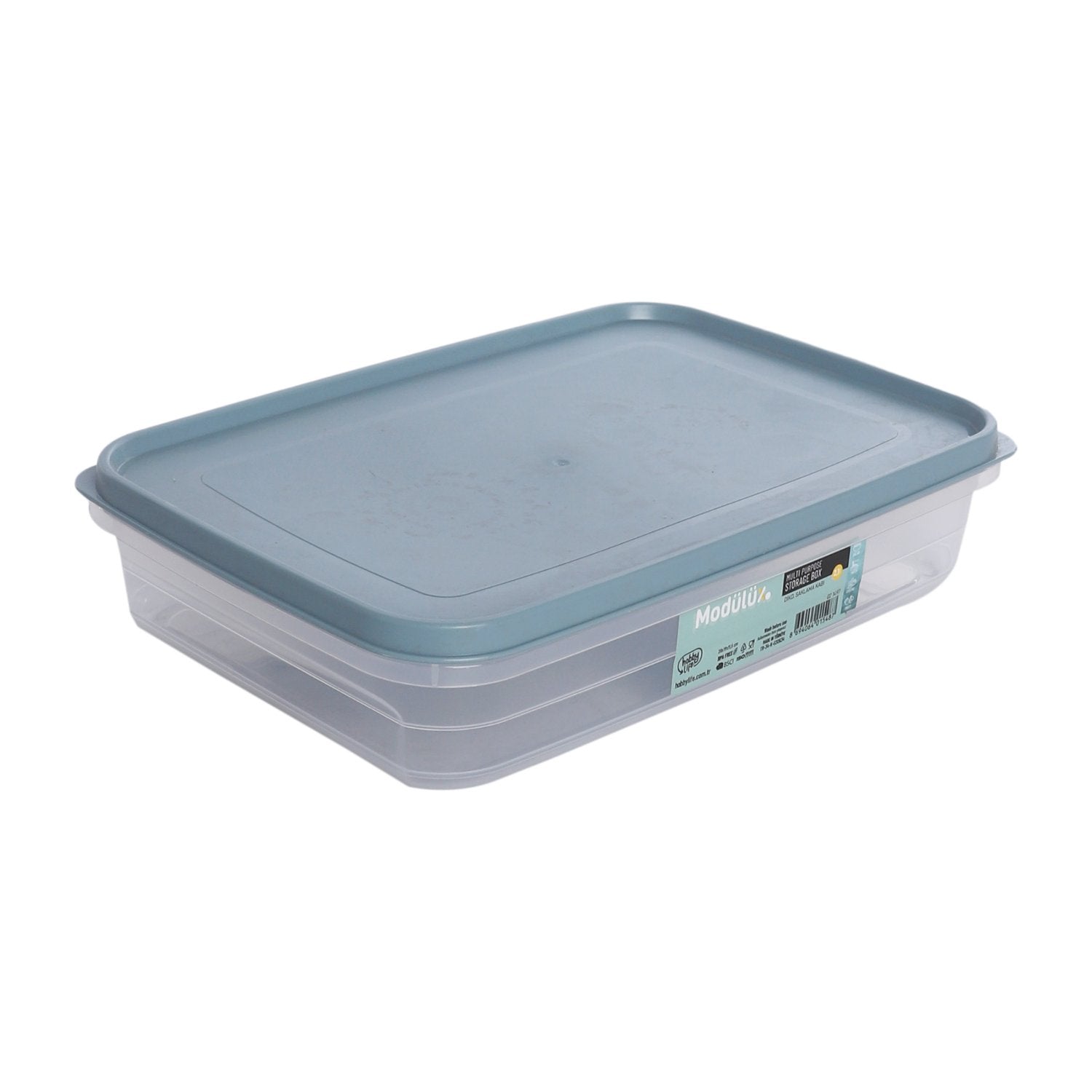 علبة حفظ طعام مستطيلة 2.1 لتر 21497 HOBBY 