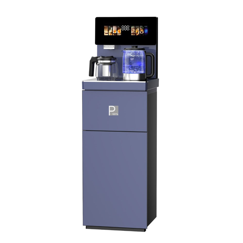 مبرد مياه بيور تي سمارت ديجيتال مع ماكينة تحضير شاي كحلي موديل PFK68BLU 