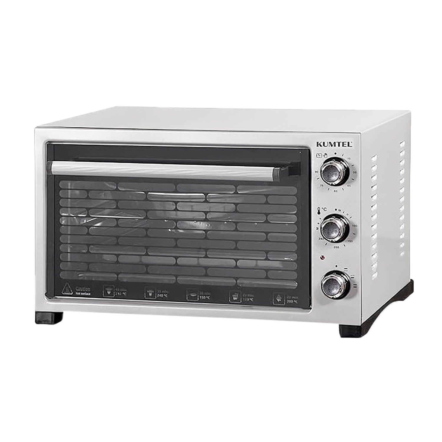 فرن كهربائي KUMTEL ميكس جريل 20 لتر موديل LX-5320 - رمادي 