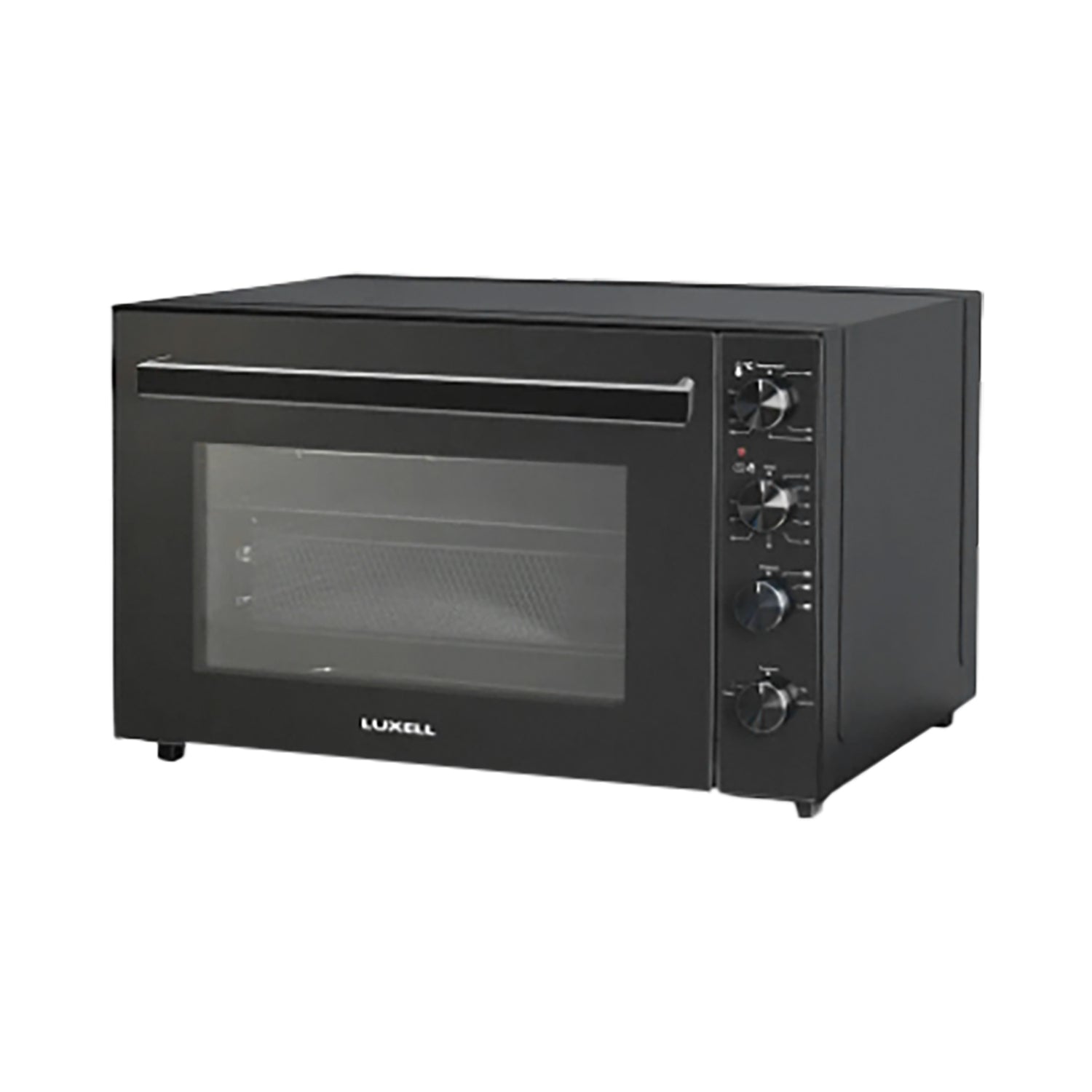 فرن كهربائي LUXELL مروحة داخلية 60 لتر موديل LX-9670 - اسود 