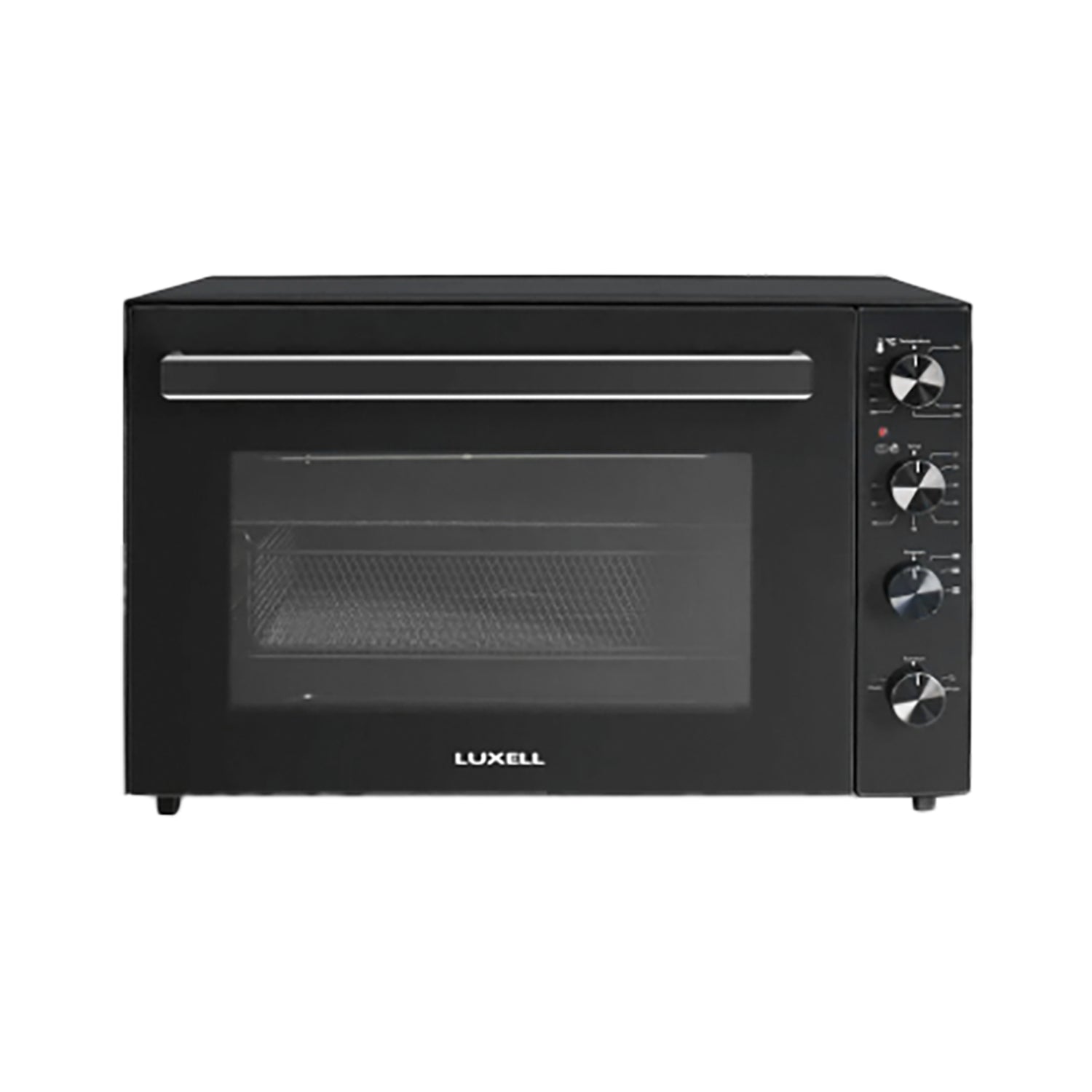 فرن كهربائي LUXELL مروحة داخلية 60 لتر موديل LX-9670 - اسود 