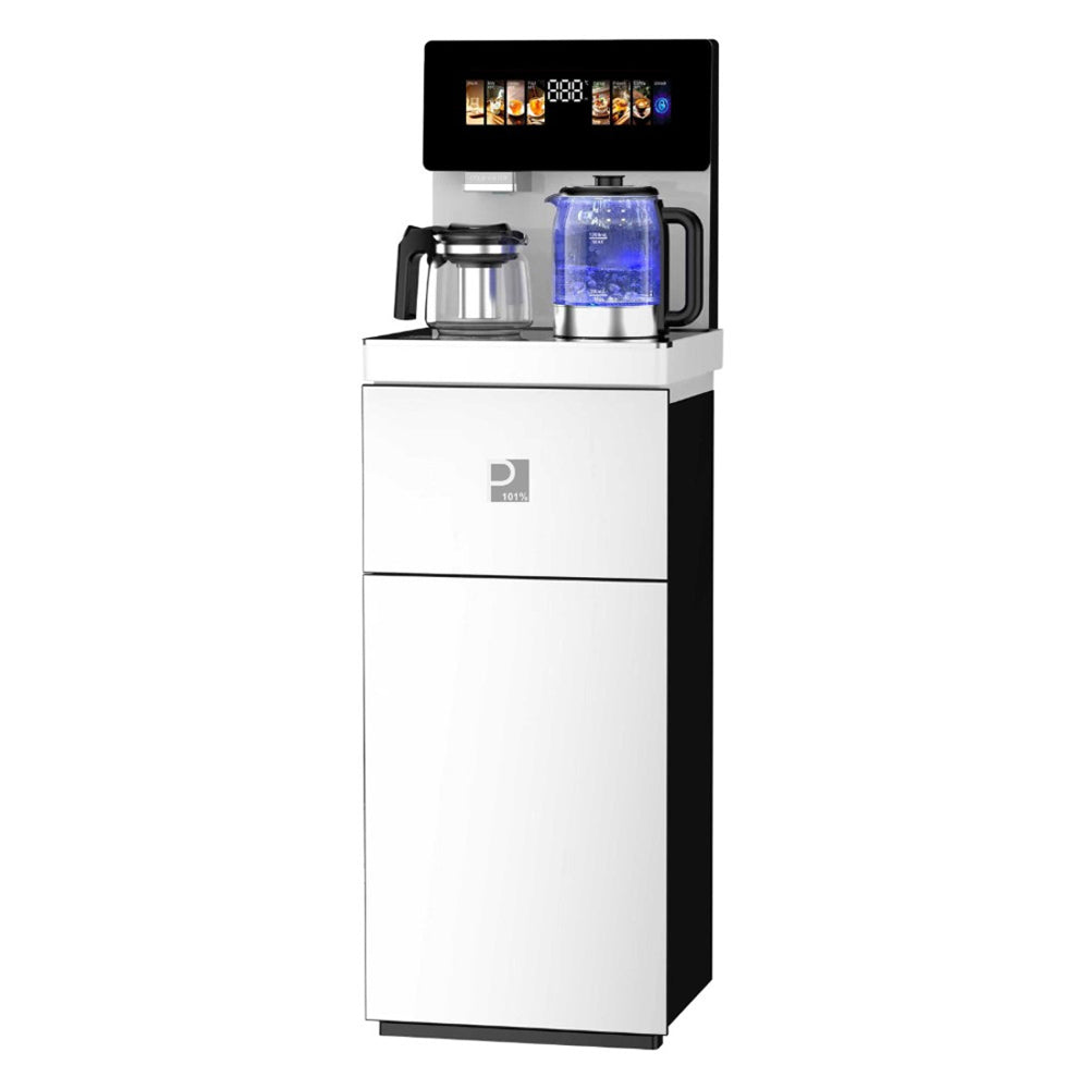 مبرد مياه بيور تي سمارت ديجيتال مع ماكينة تحضير شاي ابيض موديل PFK68WH 